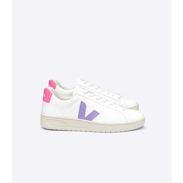 Veja URCA CWL Women's Shoes White/Purple/Pink | CA 563CTV